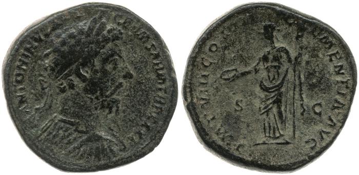 реверс RIC III Marcus Aurelius 1160