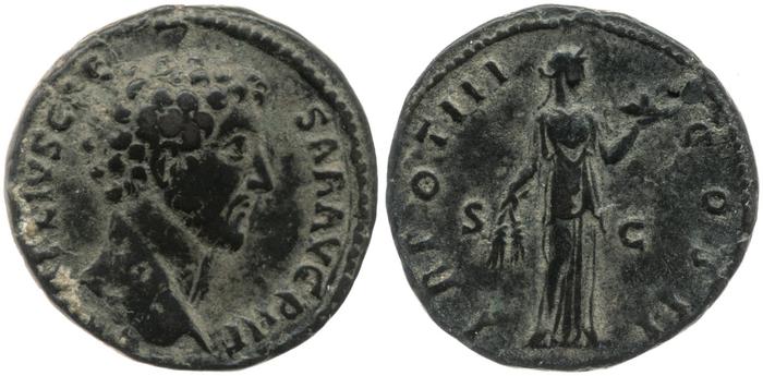 реверс RIC III Antoninus Pius 1288b
