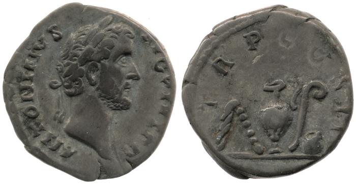 RIC III Antoninus Pius 45, реверс, bm
