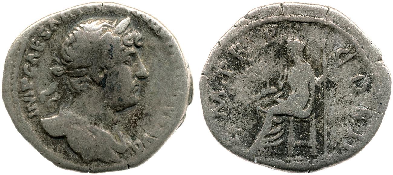 RIC II, Part 3 (second edition) Hadrian 367, аверс, bm