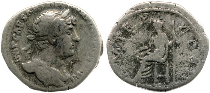 RIC II, Part 3 (second edition) Hadrian 367, реверс, bm