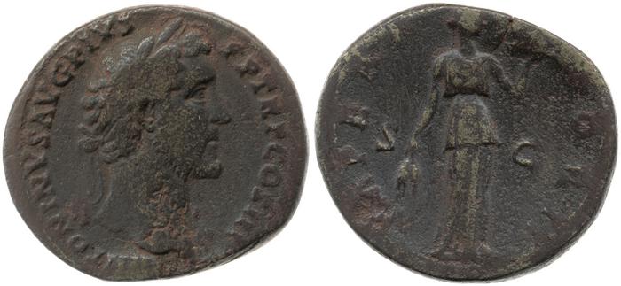 реверс RIC III Antoninus Pius 716A