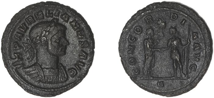 RIC V Aurelian 80, реверс, bm
