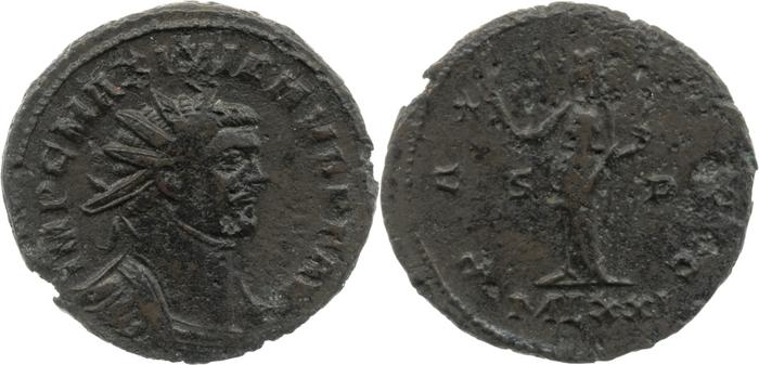 RIC V Carausius issuing for Diocletian/Maximian 34, реверс, bm