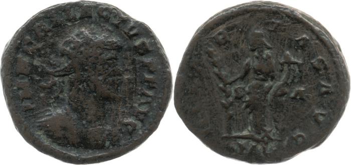RIC V Allectus 20, реверс, bm