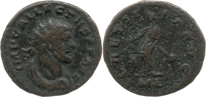 RIC V Allectus 22, реверс, bm