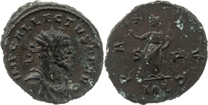 RIC V Allectus 28, реверс, bm