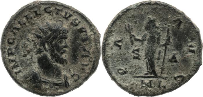 RIC V Allectus 28, реверс, bm