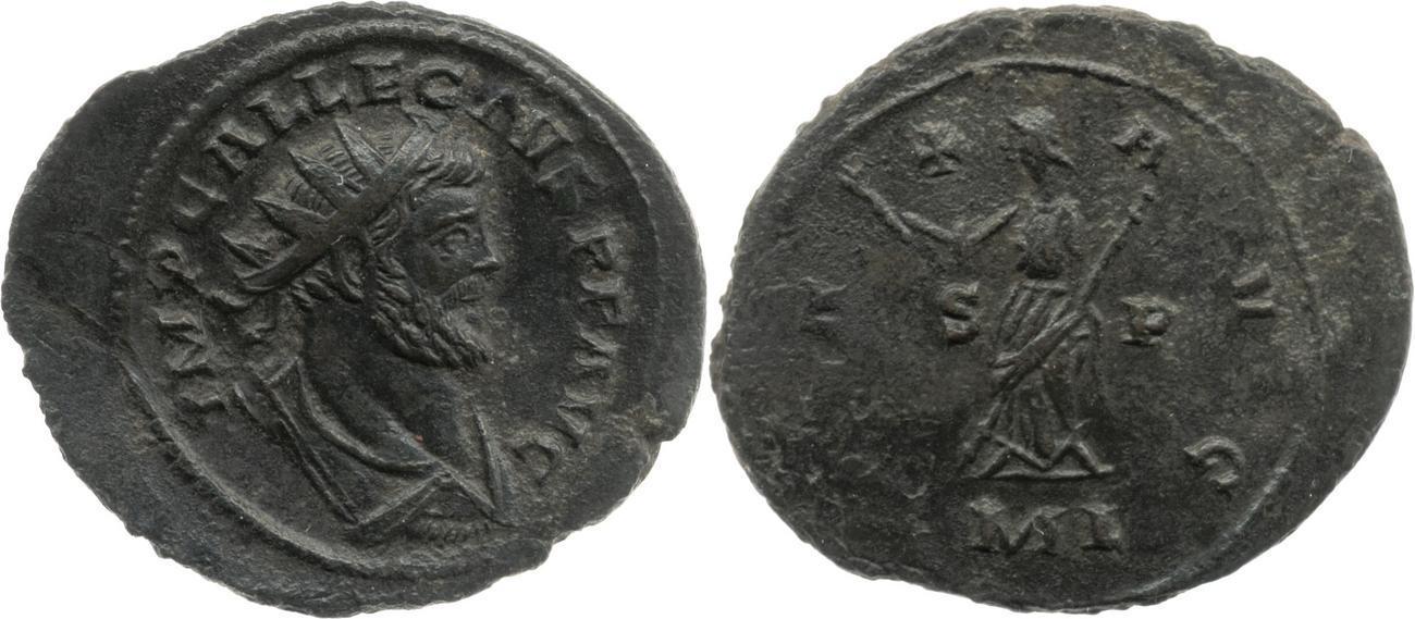RIC V Allectus 33, аверс, bm