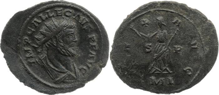 RIC V Allectus 33, реверс, bm