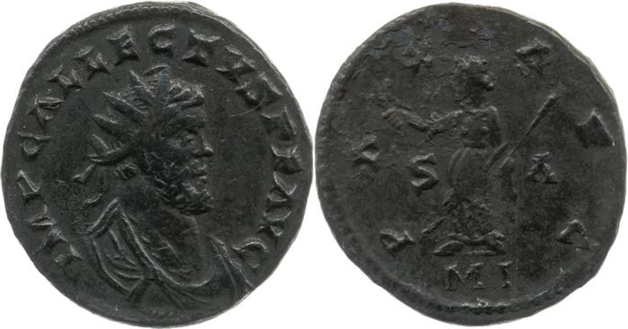 RIC V Allectus 33, реверс, bm