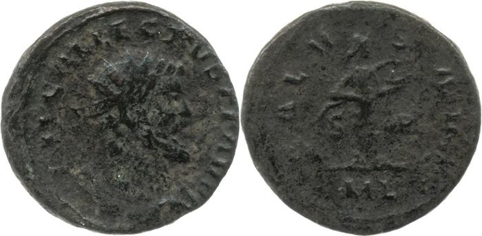 RIC V Allectus 28, реверс, bm