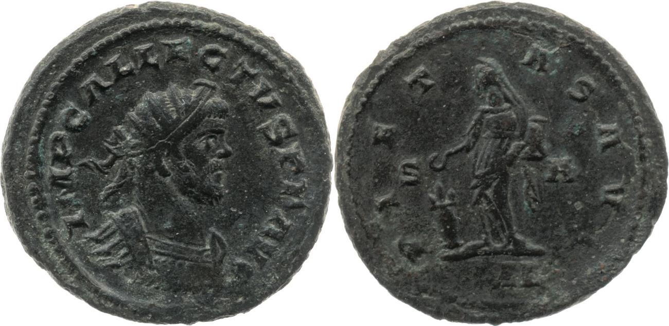 RIC V Allectus 34, аверс, bm