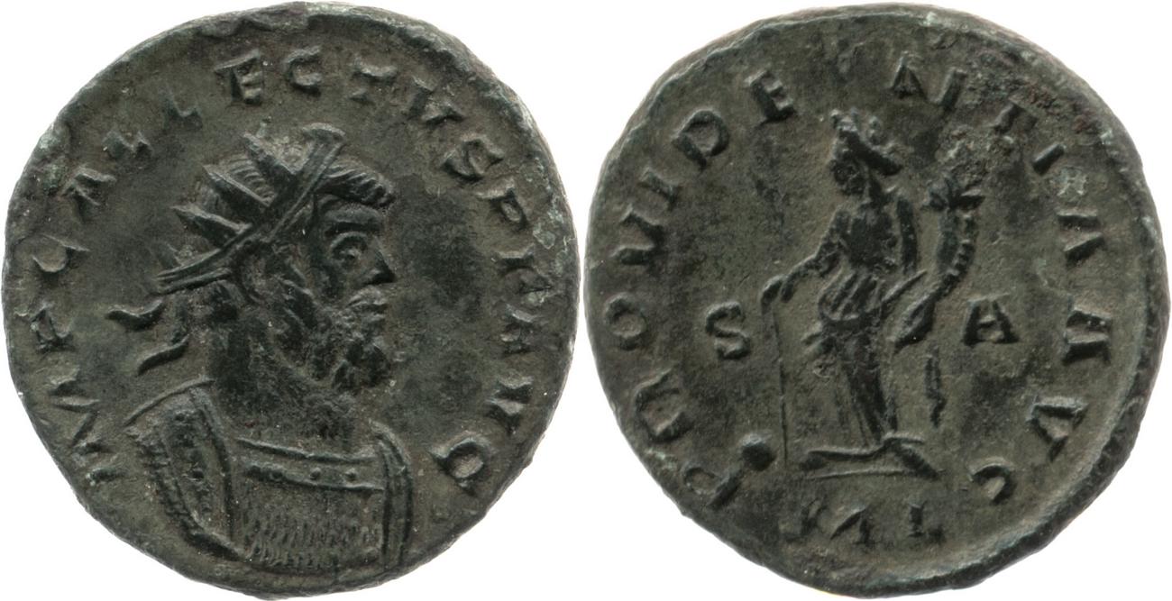 RIC V Allectus 35, аверс, bm