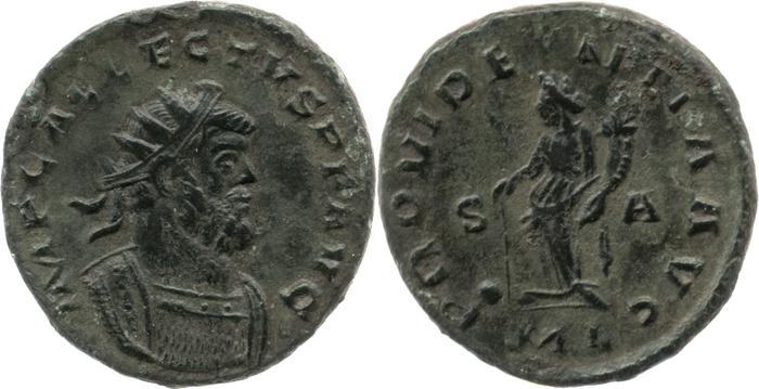 RIC V Allectus 35, реверс, bm
