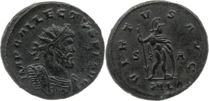 RIC V Allectus 49, реверс, bm