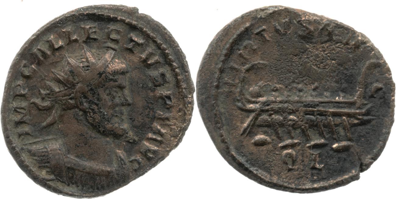 RIC V Allectus 55, аверс, bm