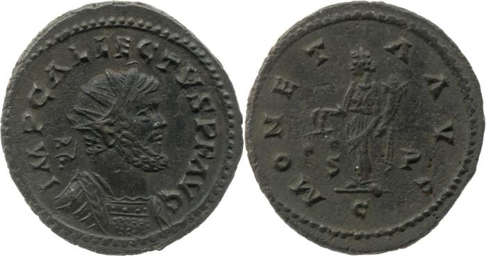 RIC V Allectus 83, реверс, bm
