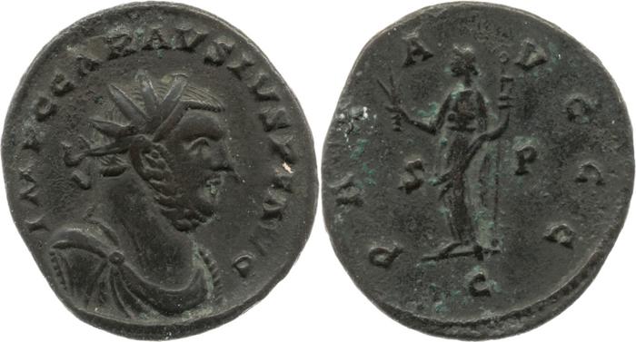 RIC V Carausius 334, реверс, bm
