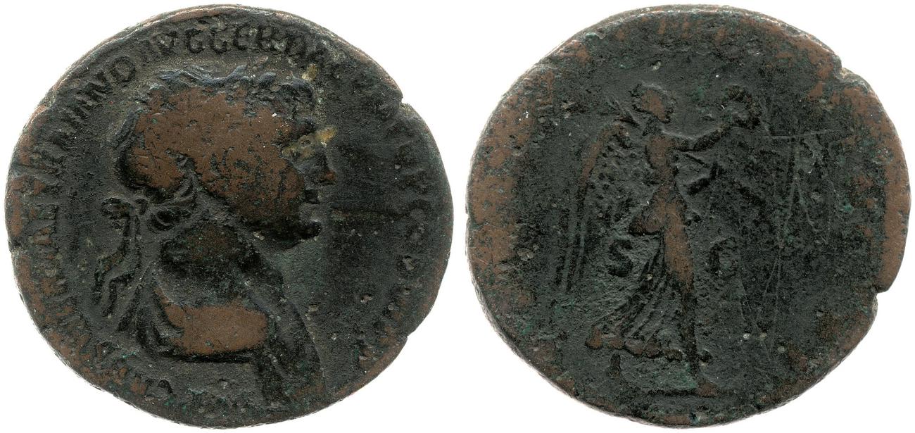 RIC II Trajan 593, аверс, bm