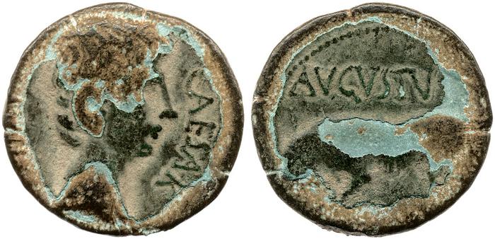 RIC I (second edition) Augustus 228, реверс, bm