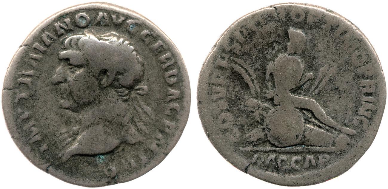 RIC II Trajan 96, аверс, bm