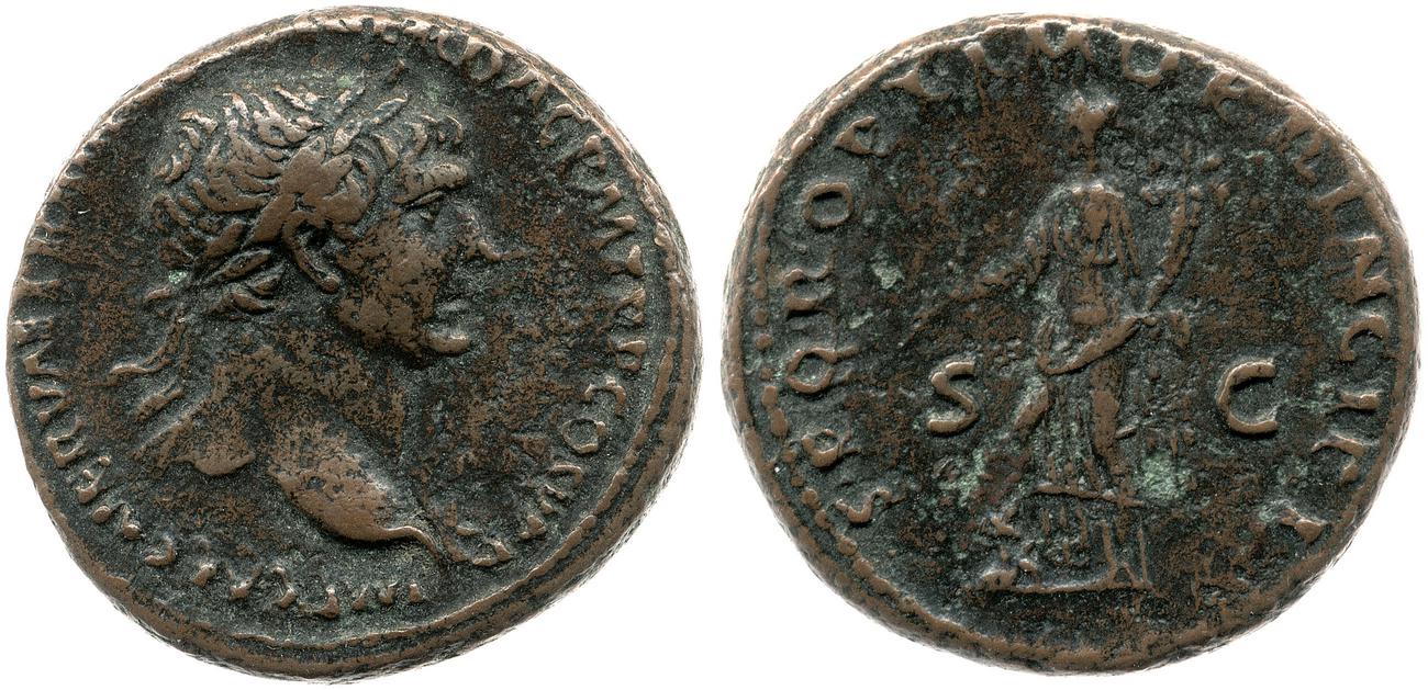 RIC II Trajan 503, аверс, bm