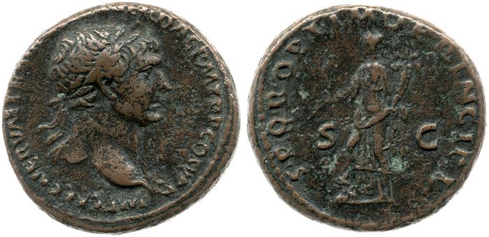 RIC II Trajan 503, реверс, bm
