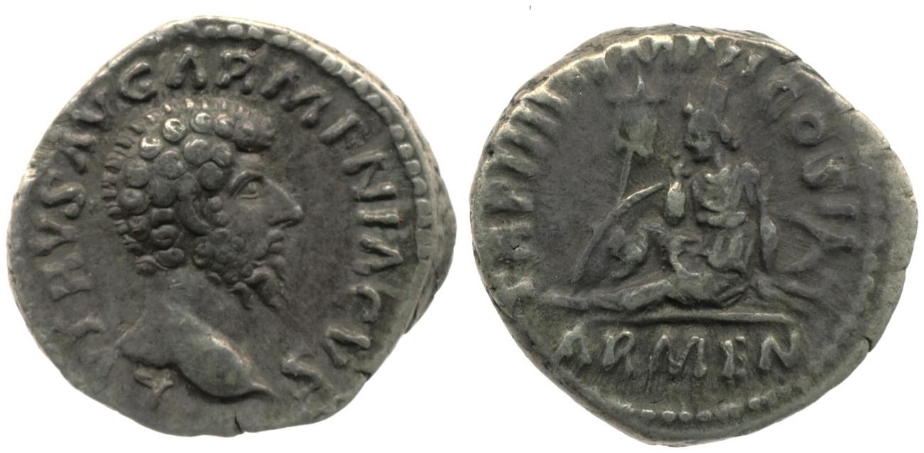 аверс RIC III Marcus Aurelius 509