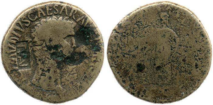 RIC I (second edition) Claudius 99, реверс, bm