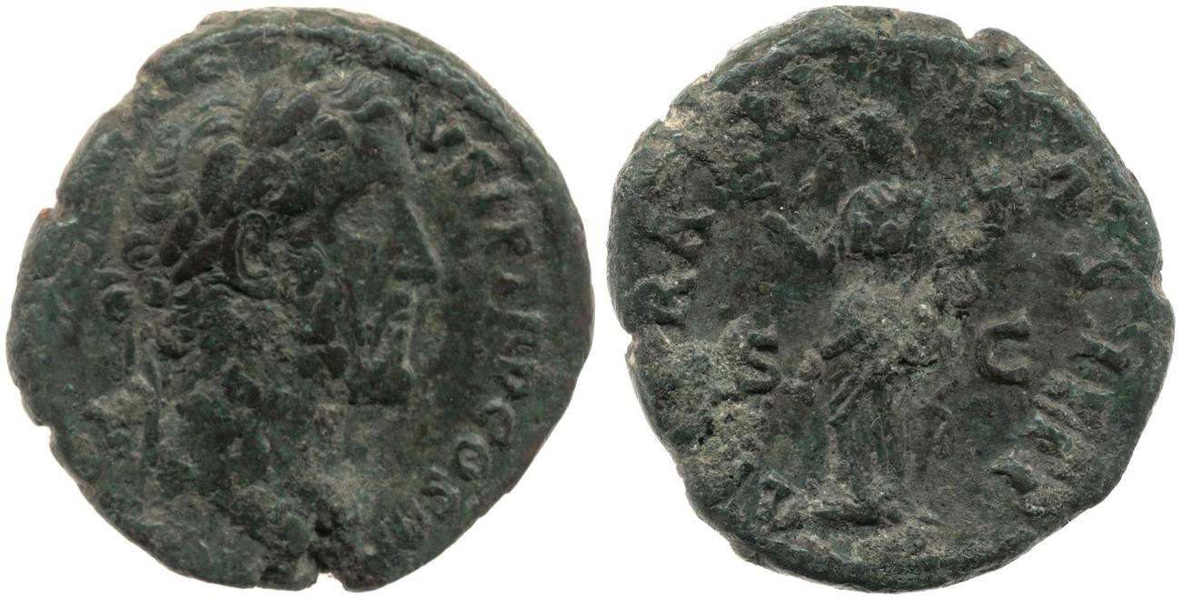 RIC III Antoninus Pius 818, аверс, bm