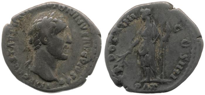 RIC III Antoninus Pius 200c, реверс, bm