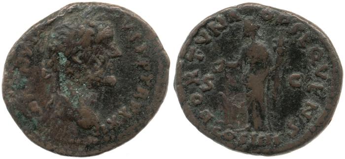 RIC III Antoninus Pius 1023, реверс, bm