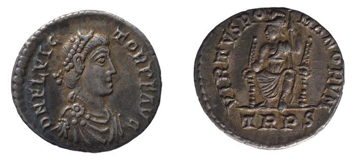 RIC IX Treveri 84D, реверс, bm
