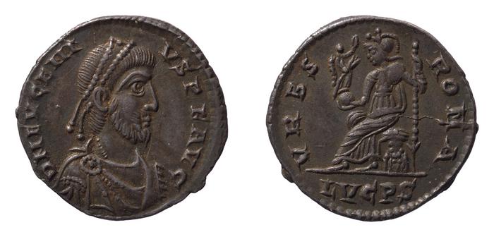 RIC IX Lugdunum 46, реверс, bm