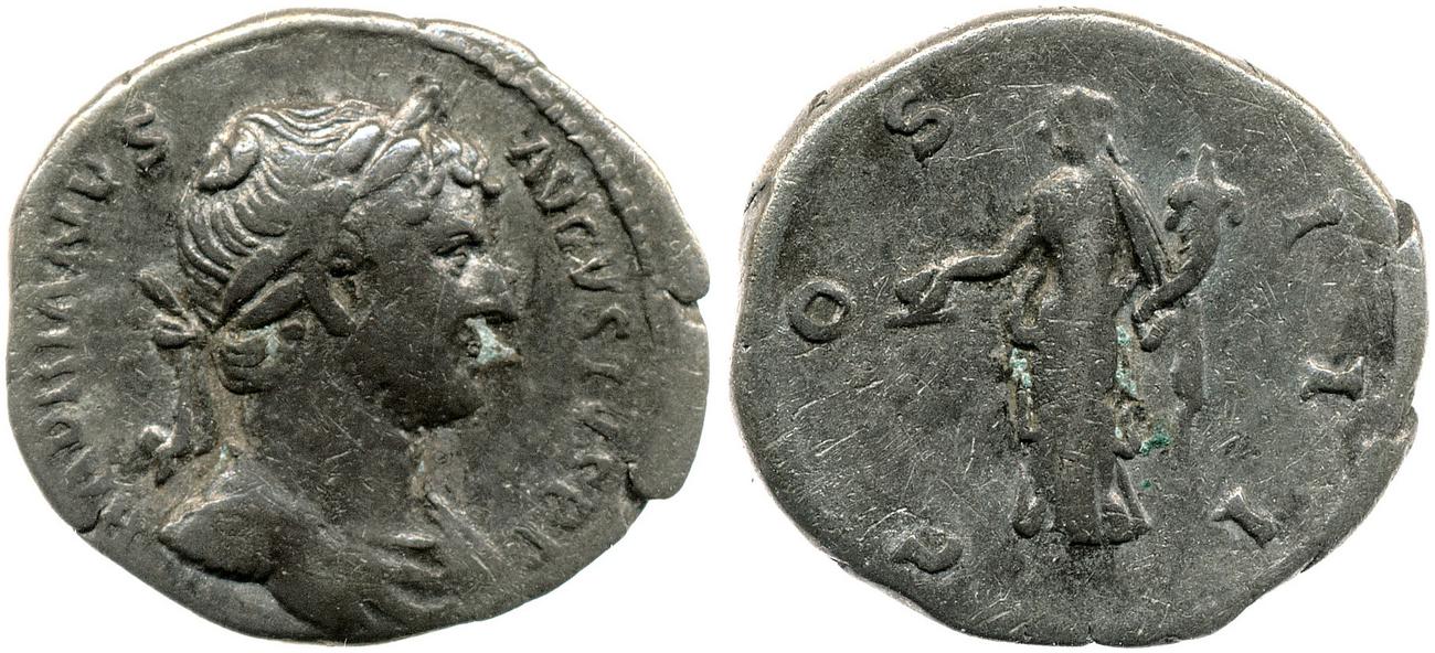 аверс RIC II, Part 3 (second edition) Hadrian 3032
