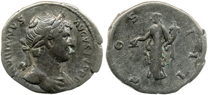 реверс RIC II, Part 3 (second edition) Hadrian 3032