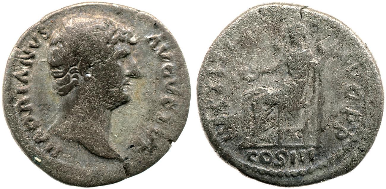 RIC II, Part 3 (second edition) Hadrian 1027, аверс, bm