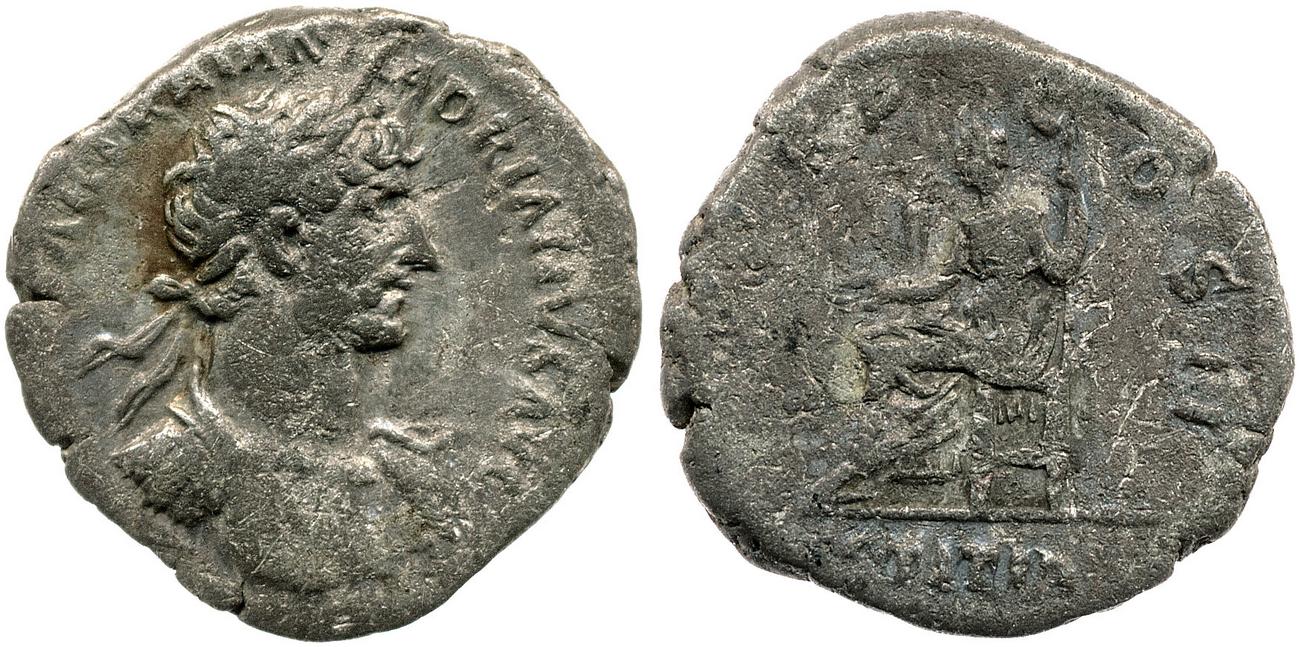 аверс RIC II, Part 3 (second edition) Hadrian 118