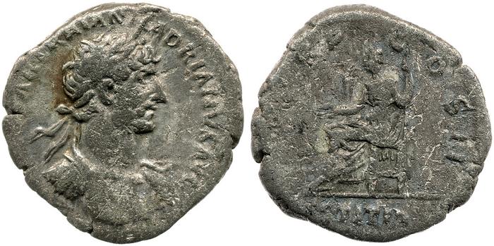 реверс RIC II, Part 3 (second edition) Hadrian 118
