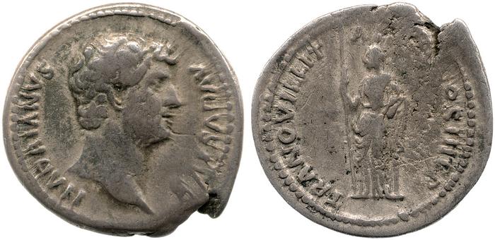 RIC II, Part 3 (second edition) Hadrian 1131, реверс, bm