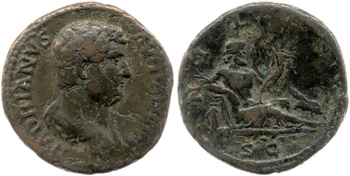 RIC II, Part 3 (second edition) Hadrian 1703, реверс, bm