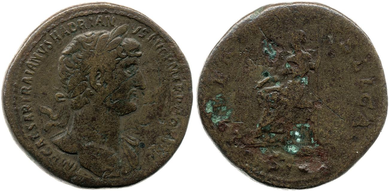 аверс RIC II, Part 3 (second edition) Hadrian 423