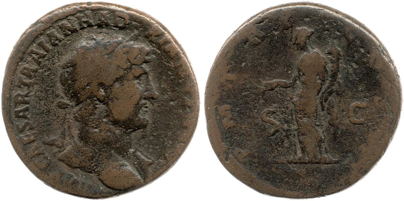 аверс RIC II, Part 3 (second edition) Hadrian 672