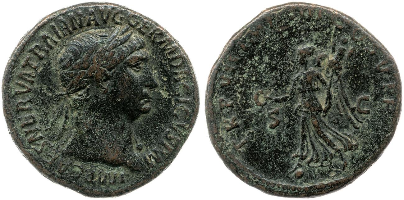 аверс RIC II Trajan 456