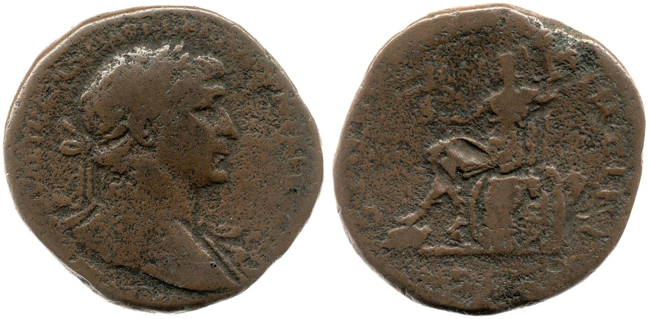 RIC II Trajan 489, аверс, bm