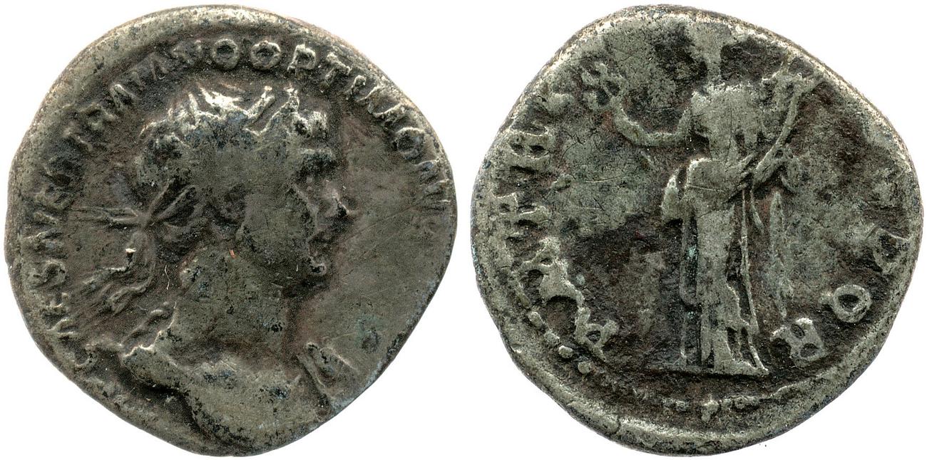 RIC II Trajan 343, аверс, bm