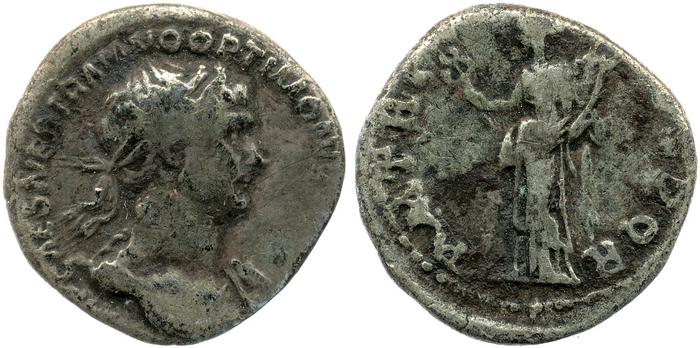 RIC II Trajan 343, реверс, bm