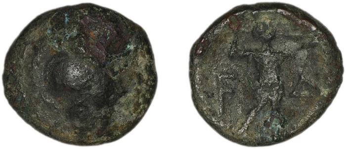 Aspendus Imhoof-Blumer 1901-2 p. 316, 21, реверс, bm