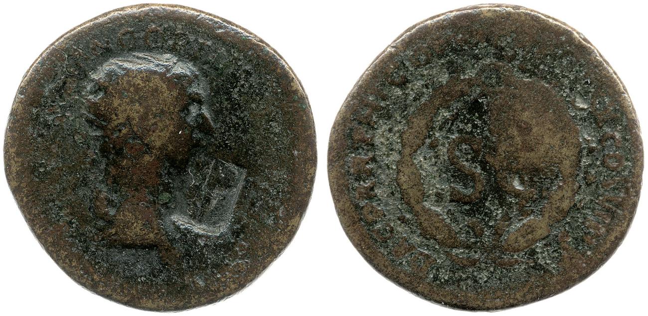 RIC II Trajan 647, аверс, bm